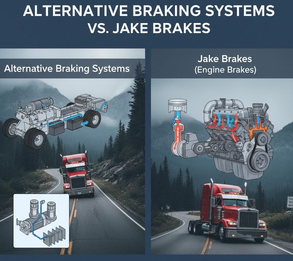 Alternative Braking Systems vs. Jake Brakes
