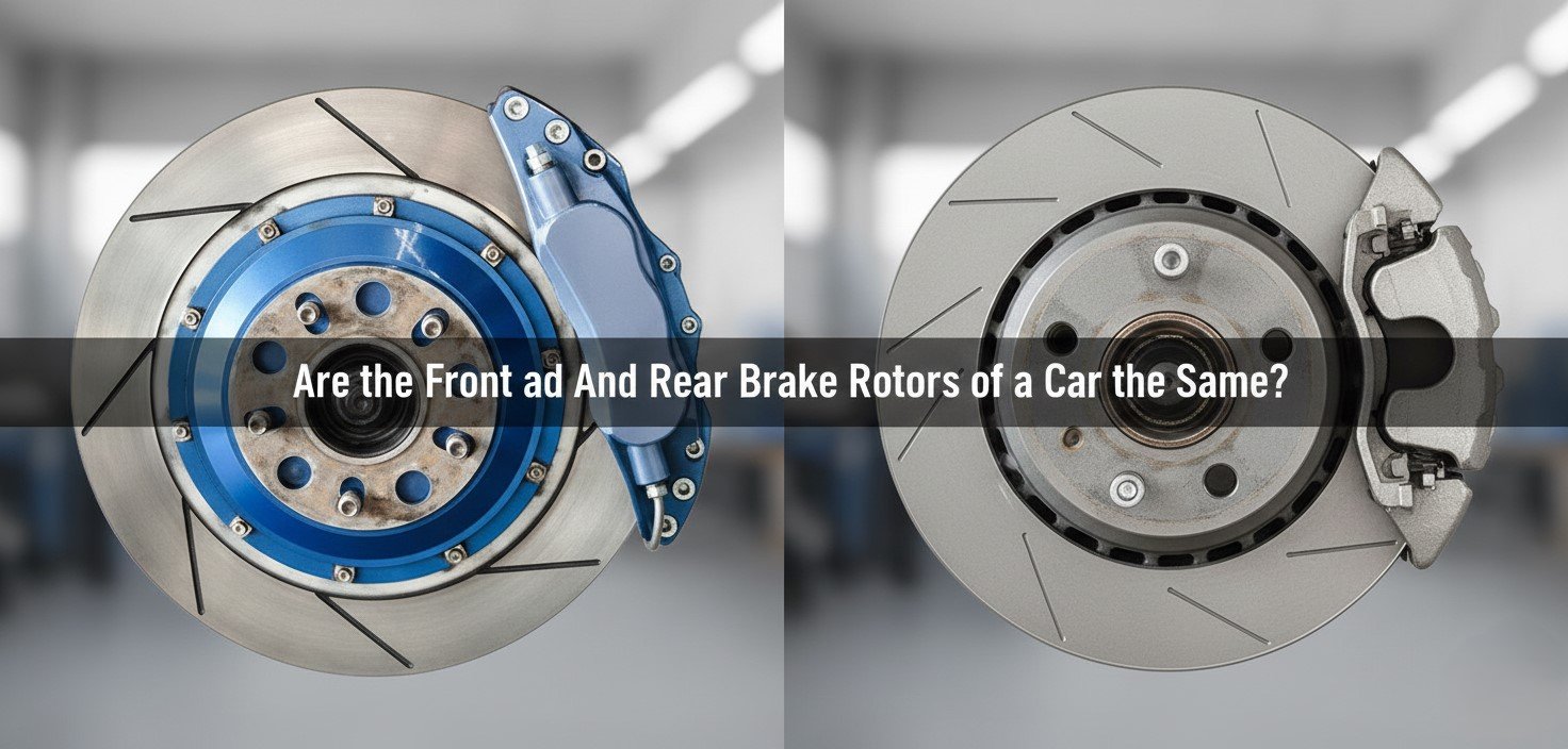 Back brakes and rotors