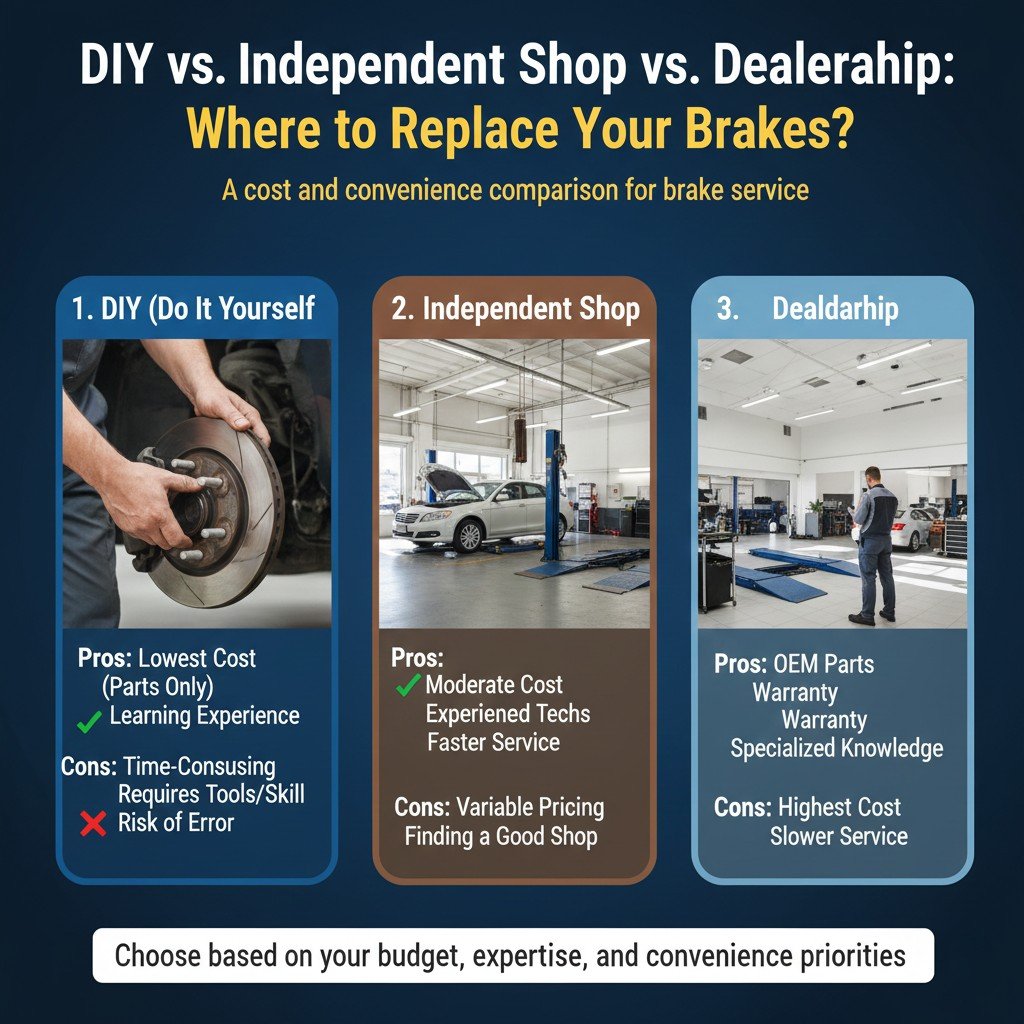 DIY, independent business, or dealership