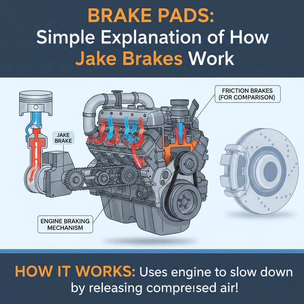 brake pads Simple Explanation of How Jake Brakes Work