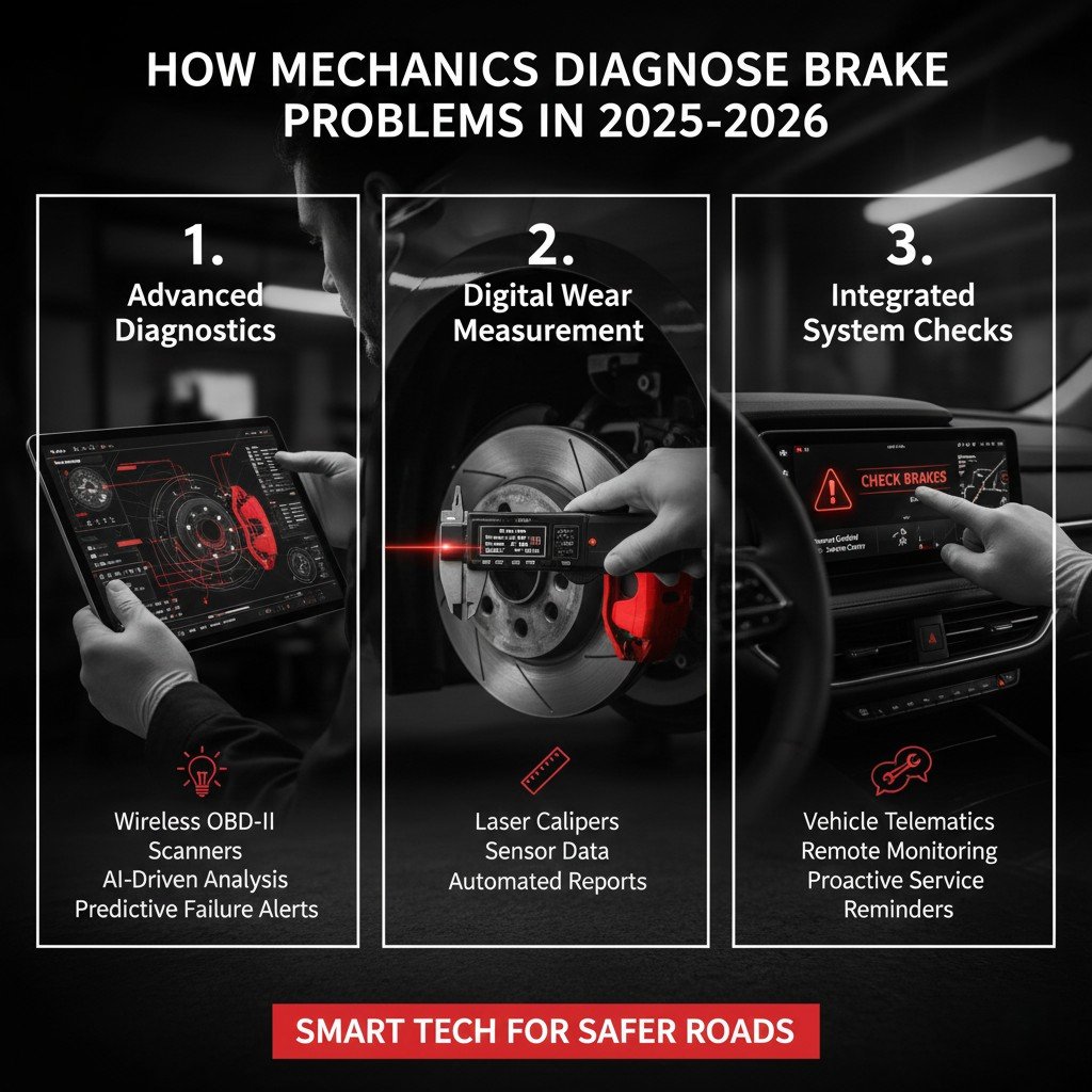 How mechanics will diagnose brake problems in 2025–2026