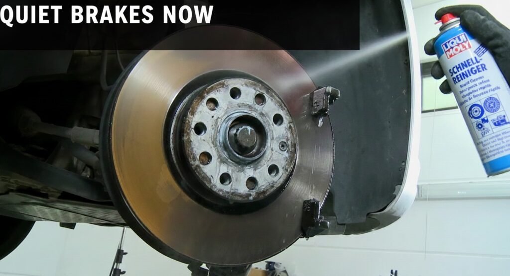 Brake Squeal Spray Instructions by Steps