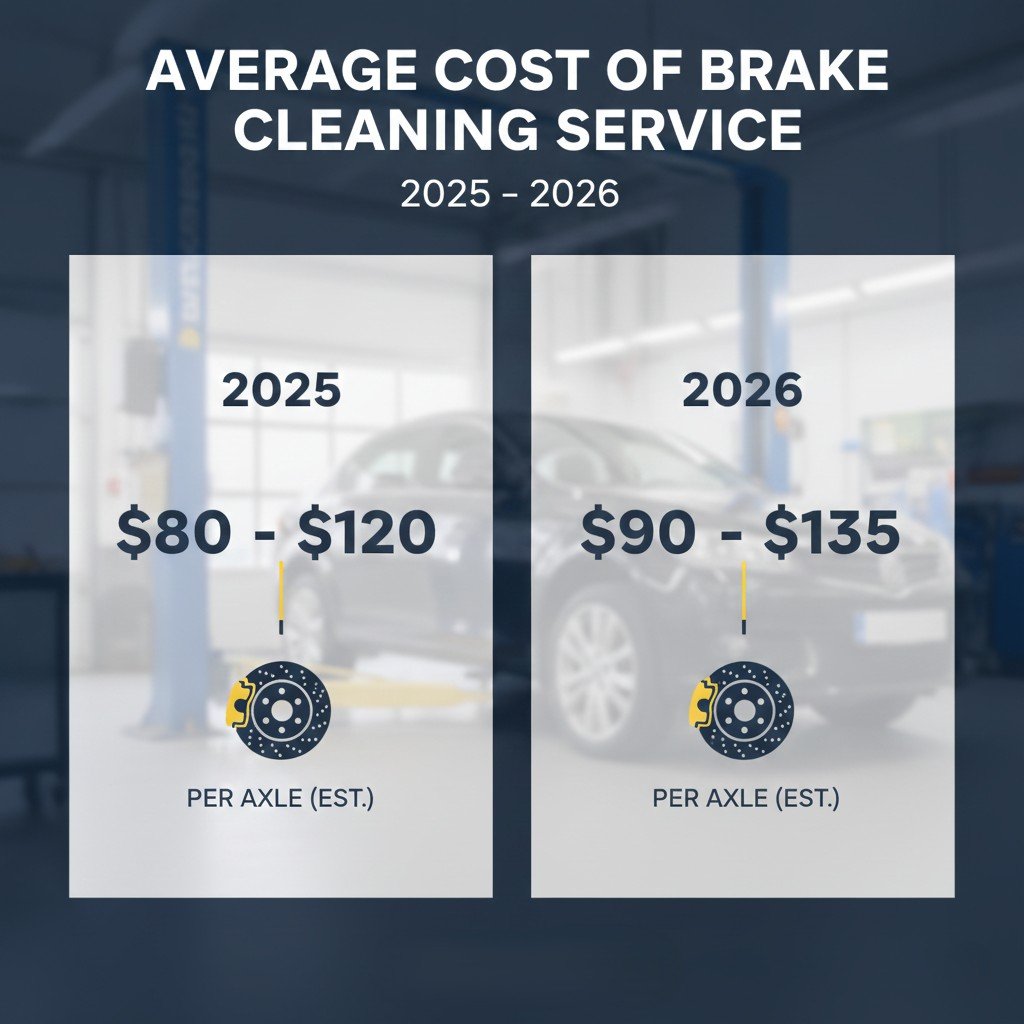 The Average Cost of a Brake Cleaning Service (2025–2026)