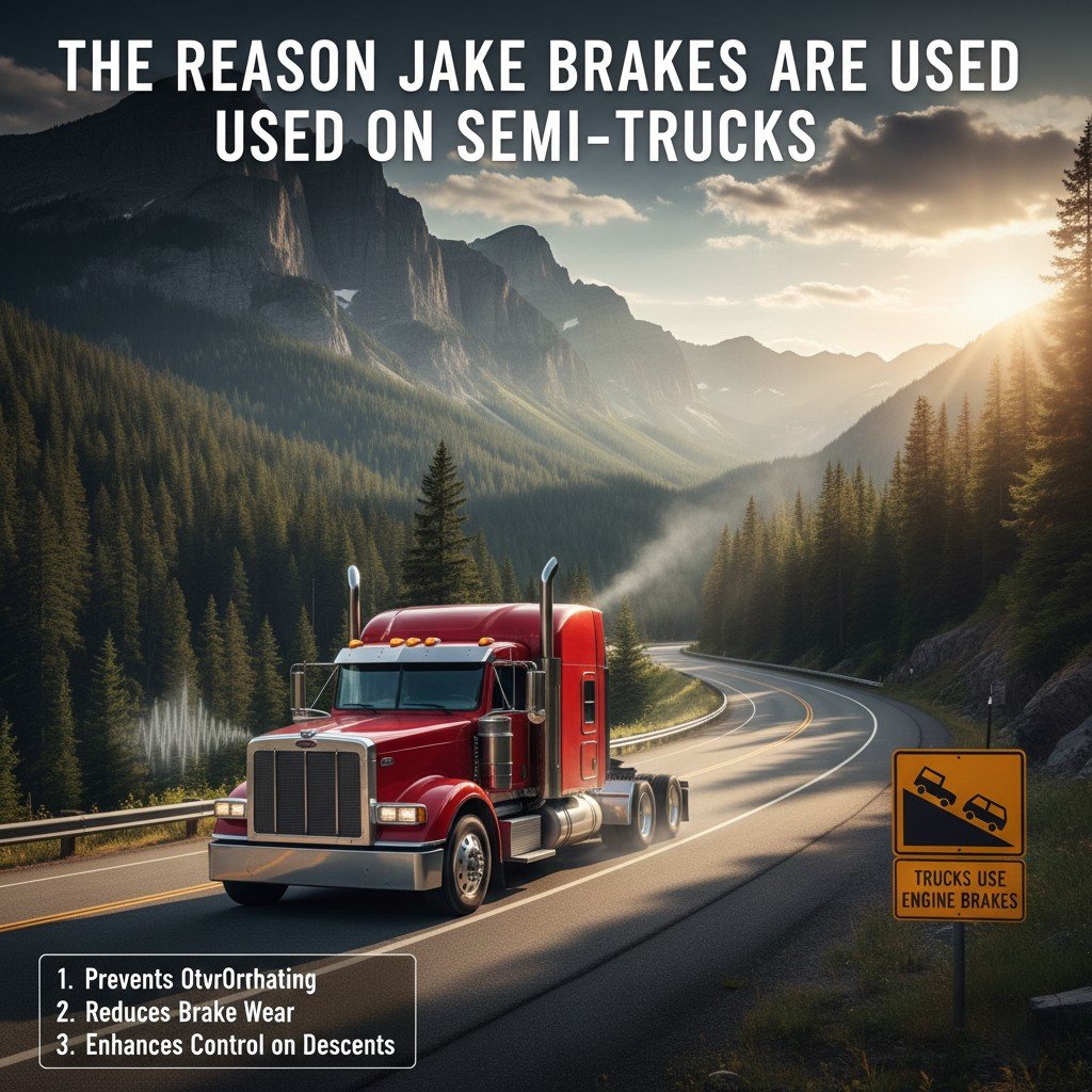 The Reason Jake Brakes Are Used on Semi‑Trucks