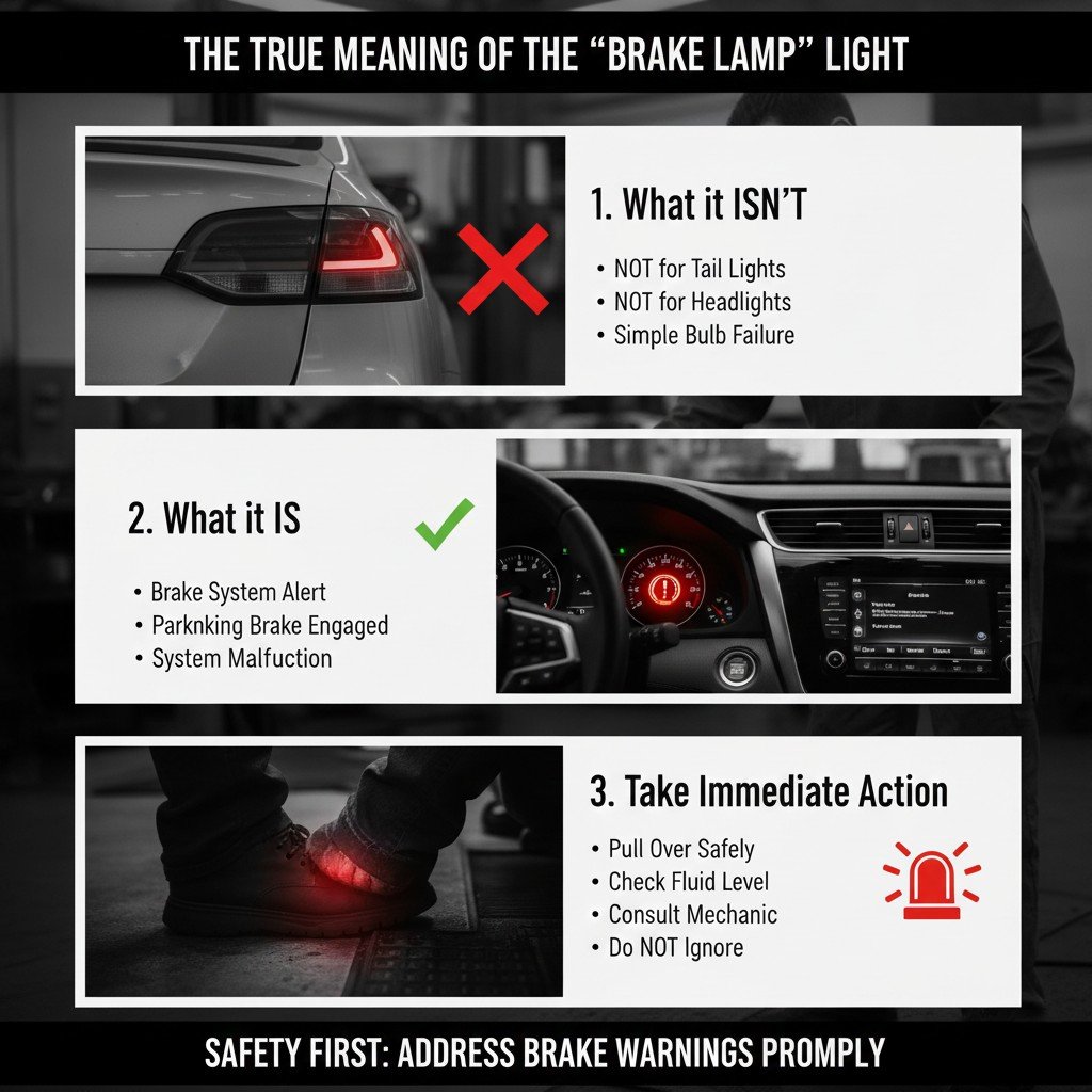 The True Meaning of the "Brake Lamp" Light