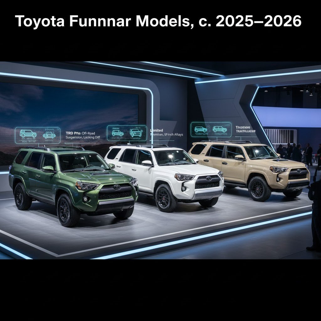 Toyota 4Runner Models, c. 2025–2026