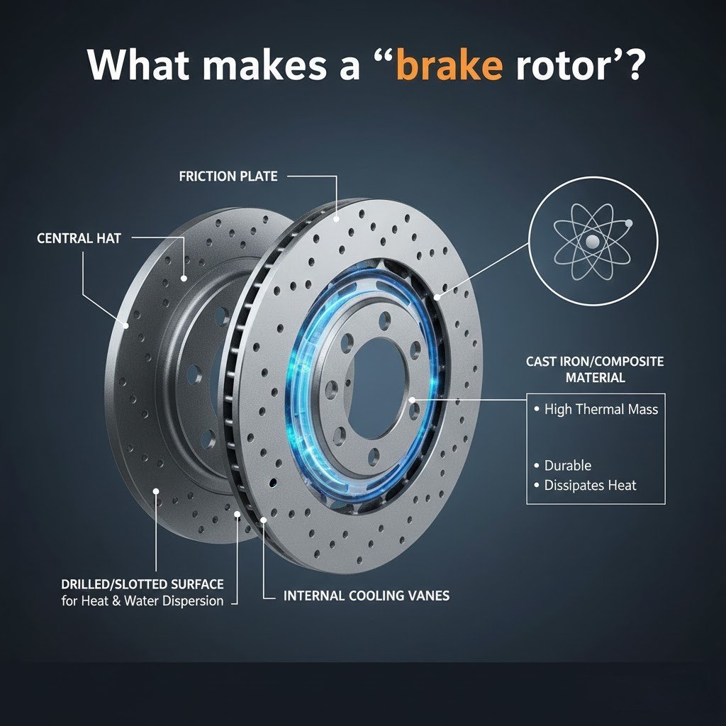 What makes a "brake rotor"?